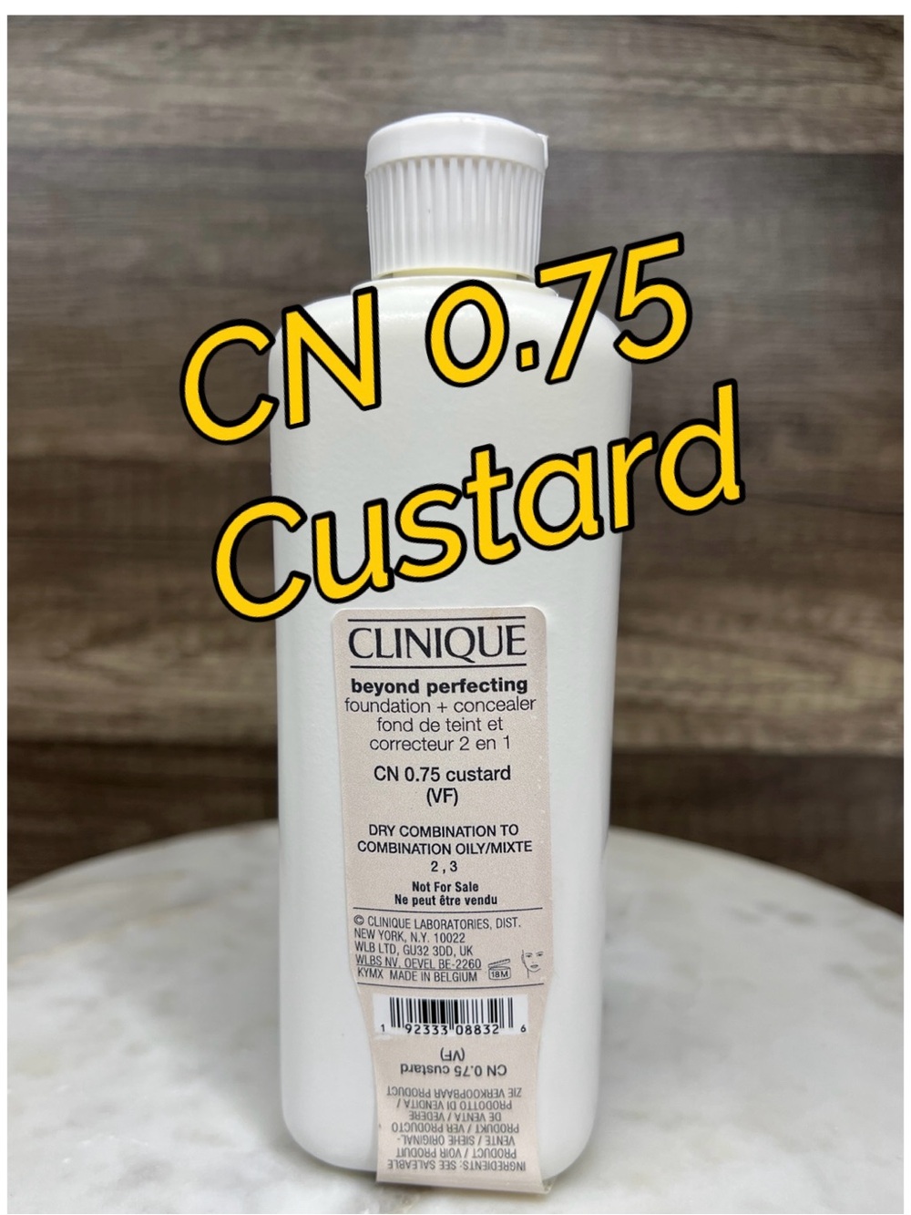 Clinique Beyond Perfecting Foundation + Concealer CN 0.75 Custard  -Jumbo Size
